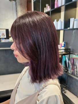 美容室カードル 新小岩店(Cadre) ブリーチダブルカラー/ピンクラベンダー