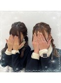 お揃いぽこぽこツインテ♪_ゆう