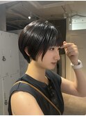 スタイリング簡単です!マッシュショート