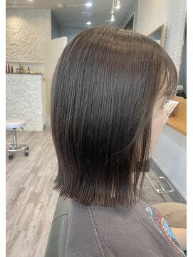エピックコースト(epic coast) 【透明感カラー】切りっぱなしボブ