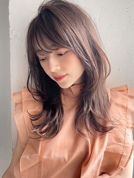 リヤン 表参道(lyann) こなれヘアココアベージュセミディうるツヤ艶感#340f1031