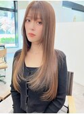 レイヤーカット/髪質改善/透明感ベージュカラー
