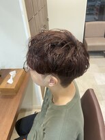 アロット 溝の口店(a.lot)&nbsp;シャドウパーマ×陰影映えの明るめブラウン