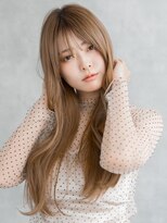 エレノア 藤沢(Eleanor)&nbsp;【ミルクティーベージュ】透け感ハイトーン