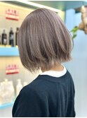 ショートボブトリートメント髪質改善ブリーチ前髪20代30代