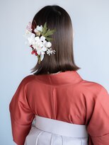 ヘアーサロン ラフリジー(Loufreasy)&nbsp;外ハネボブ卒業式袴タイトヘアアレンジ成人式振袖ハーフ成人式