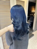 オーセンヘア(AUTHEN.HAIR) ネイビーブルー◎