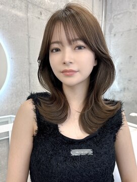 アイヴィ 表参道(IVY) ブリーチなしダブルカラーグレージュ透明感