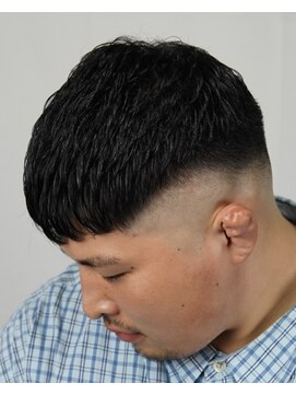 カズヘア 段原店(Kazu Hair) ツーブロック×スキンフェード