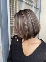 ディーバ 横浜(D.I.E.V.A)&nbsp;20代30代40代50代大人上品切りっぱなしボブハイライトベージュ