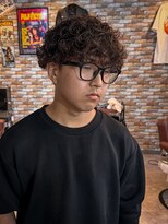グラッドマンズカットクラブ 立川(GLADMAN'S CUT CLUB) 波巻きプードルパーマ立川メンズ
