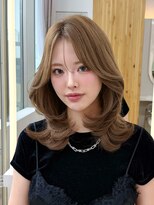 アフロートリノ(AFLOAT Leino)&nbsp;朝3分で簡単かわいい◎韓国ミディアムレイヤー