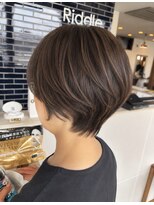 リドル ヘアー 駒生店(Riddle HAIR)&nbsp;後頭部ふんわり大人ショートボブ