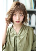 アース コアフュールボーテ 川中島店(EARTH coiffure beaute)&nbsp;グレージュウェーブミディ【川中島】