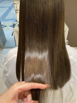 アヴァンスクロス あべのルシアス店(AVANCE.CROSS) ダークアッシュベージュカラー