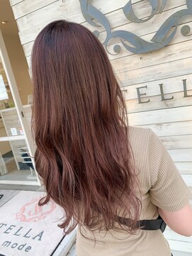 ステラ ヘアモード 新長田店(STELLA hair mode) ピンクブラウンカラー