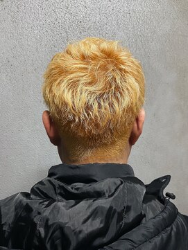 ヒロギンザ 浜松町店(HIRO GINZA) かき上げヘア×ツーブロック　浜松町/ヒロ銀座/理容室