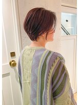 ロイズ 自由が丘(Roys)&nbsp;大人ショートボブ&ピンクブラウン☆