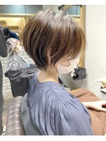 バンプ ギンザ(BUMP GINZA)&nbsp;30代/40代/50代・絶壁解消・小顔前下がりショートボブ【中村】