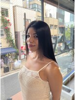 レヴィ 神楽坂(Levi)&nbsp;艶髪縮毛矯正の黒髪ロングstyle