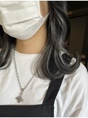 イヤリングカラー ホワイトグレージュ