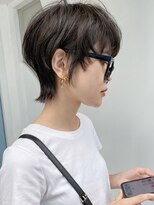 モリオ フロム ロンドン 大宮2号店(morio from London)&nbsp;【なかじま ひびき】カーキグレージュ×マッシュウルフ