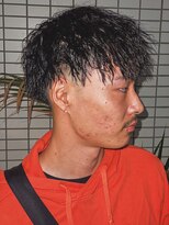 スウェル 船橋店(Swell)&nbsp;ハイライト/マッシュパーマ/ウルフ/アッシュブラック