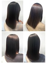 美容室フルール&nbsp;★縮毛矯正ロング♪コスメストレート髪質改善ココアベージュ