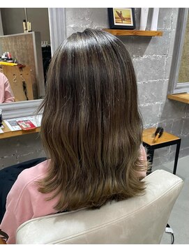 ブルー(BLUE.) バレイヤージュ