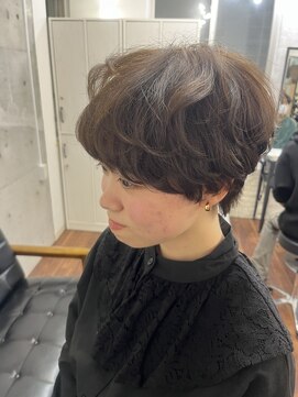 メルシー トータル ブランディング サロン(merci TOTAL BRANDING SALON) 大人マッシュショートヘア/オリーブベージュ【横浜】
