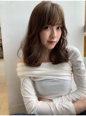 大人可愛い韓国風ロングレイヤーツヤ感美髪ウェーブ