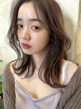 サイン 渋谷(SIGN) ザクザクレイヤーカット巻き方簡単ミディアムロング韓国渋谷