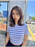 薄めバング20代30代40代◎似合わせカットゆるふわ