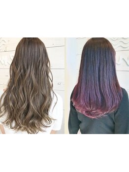 《ブリーチなしで可能◎》自然で艶やかなベージュカラーが年代問わず人気＊[ダブルカラー/ハイライト/50代]