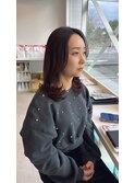 ピンクブラウン×レイヤー