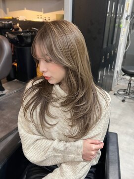 イヴ 原宿(I've) レイヤーカット×透明感カラー