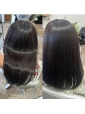 髪質改善×トレンドカラーでつくる上品ロングレイヤー