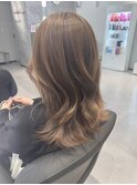 ブリーチなしダブルカラー☆ヘーゼルベージュ☆20代30代40代