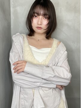 ロンドプロフィール 浦和(Lond profil) ブリーチなしカラー伸ばしかけヘア簡単スタイリング小顔ヘア