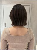 【YOKE】くびれボブ切りっぱなしタッセル顔周りカット髪質改善