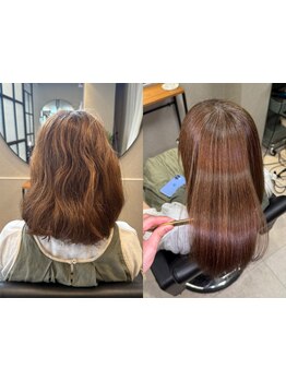 クセ・うねり・広がり…1人1人の髪のお悩みに合わせ最適な施術を提案します◎