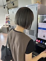 カンゴールサロン 郡山ノース(KANGOL)&nbsp;ぷつっとミニボブとアンブレラカラー