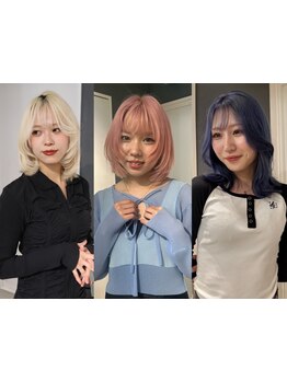 【堀江】ダメージレス&アナタに似合うカラーをご提案！インナーカラーやハイライトでも艶髪に♪