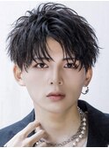 Vショートアップバング