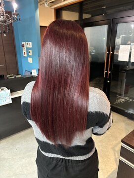 ジェリカヘアー サンフラワー通り(Jlica hair) チェリーレッド