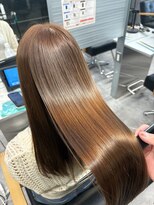 キング 梅田店(K!ng)&nbsp;縮毛矯正髪質改善ハイライトレイヤーカット梅田美容室エクステ