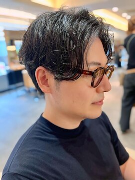 フリップビーアヴェダ(FLIP B AVEDA) 本八幡×メンズセンターパート×爽やか×ビジネスマン