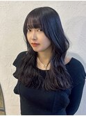 髪質改善水素ケアカラー×ラベンダーブラウン