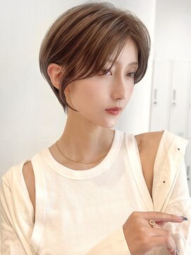 セイドット リー(Say. Ree) say.ショートボブひし形ショートオリーブヘーゼルグレージュ