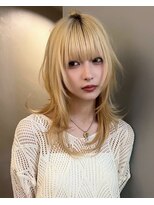 ハコ プラス(HACO+)&nbsp;【Haco+】Nova_全頭ブリーチ_レイヤーカット